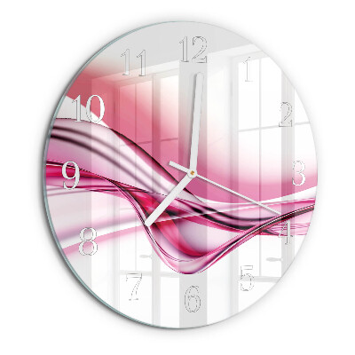 Horloge ronde Art abstrait