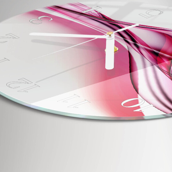 Horloge ronde Art abstrait