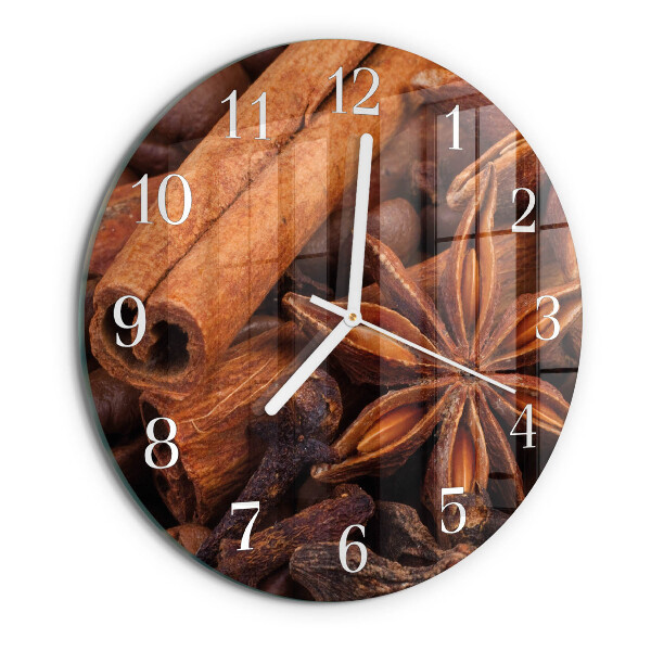 Horloge ronde Vanille