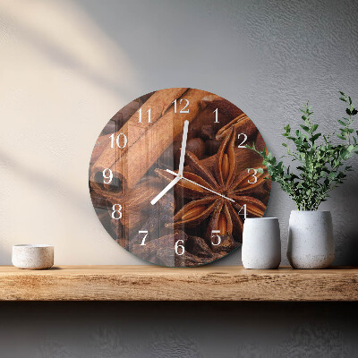 Horloge ronde Vanille