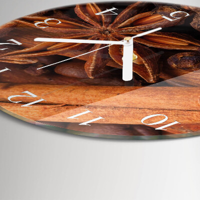 Horloge ronde Vanille