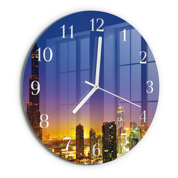 Horloge ronde Horizon Dubaï