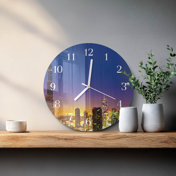 Horloge ronde Horizon Dubaï