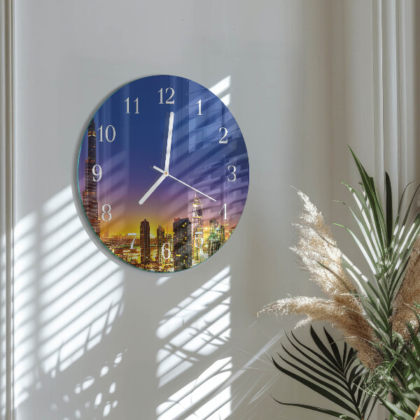 Horloge ronde Horizon Dubaï