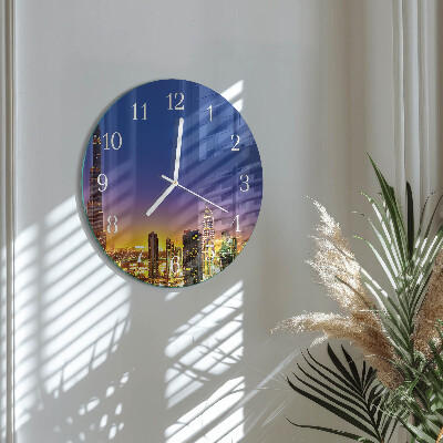 Horloge ronde Horizon Dubaï