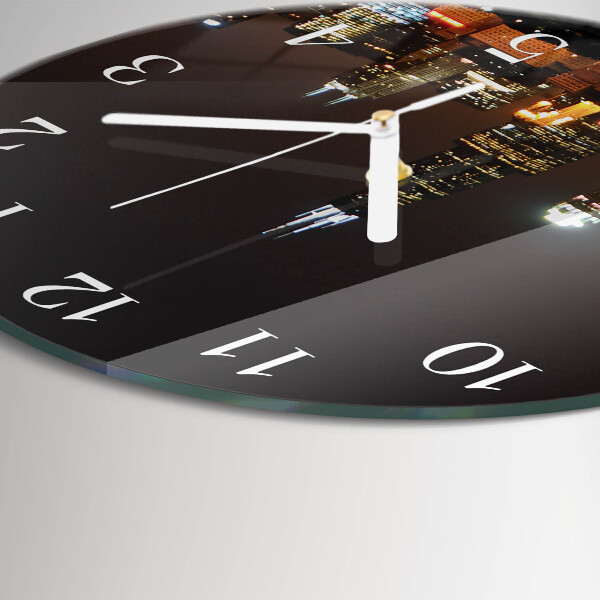 Horloge ronde Nuit de l'Horizon