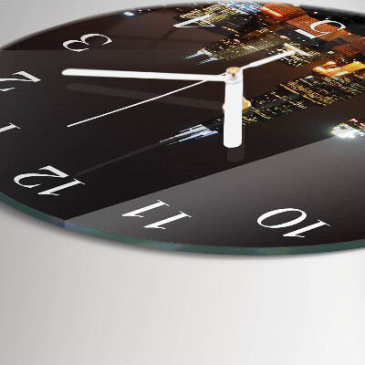 Horloge ronde Nuit de l'Horizon