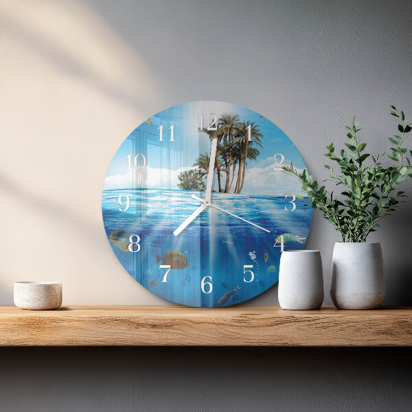 Horloge ronde Île aux Poissons