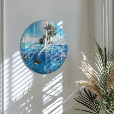 Horloge ronde Île aux Poissons