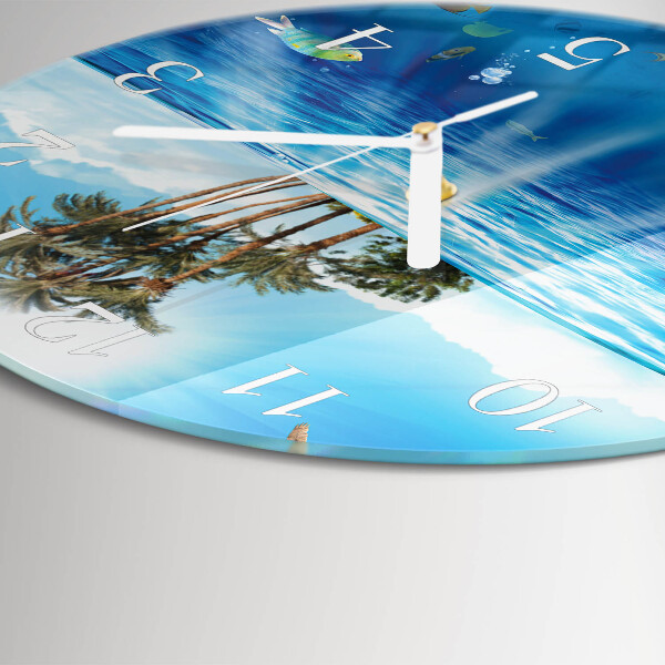Horloge ronde Île aux Poissons
