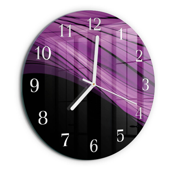 Horloge ronde Abstraction