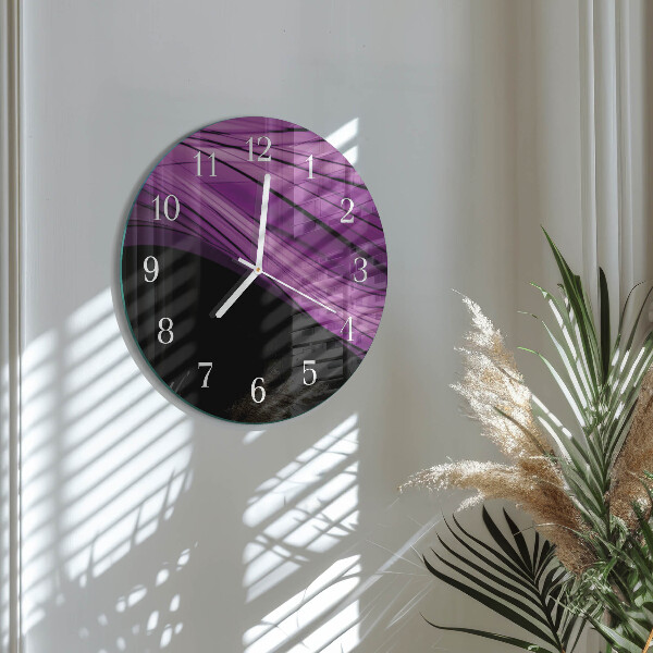 Horloge ronde Abstraction