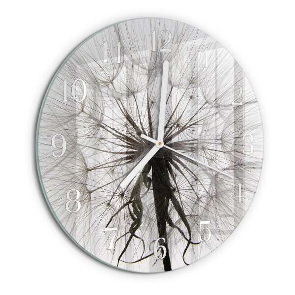 Horloge ronde Pissenlit