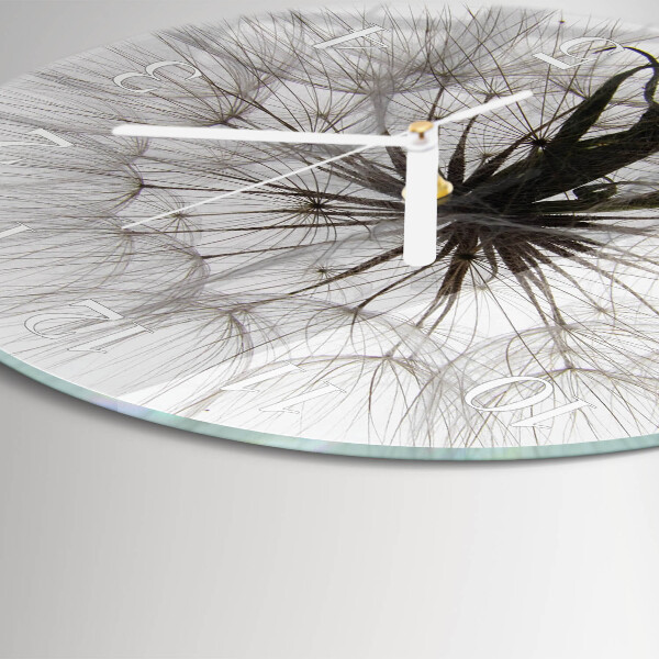 Horloge ronde Pissenlit