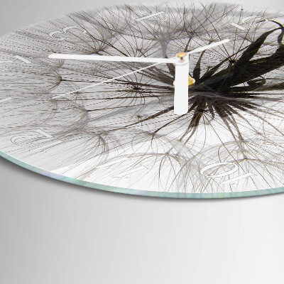 Horloge ronde Pissenlit