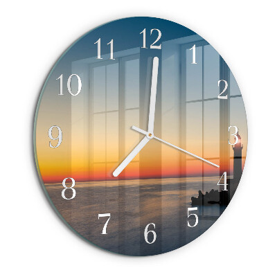 Horloge ronde Phare de la mer