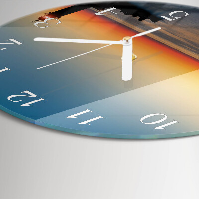 Horloge ronde Phare de la mer
