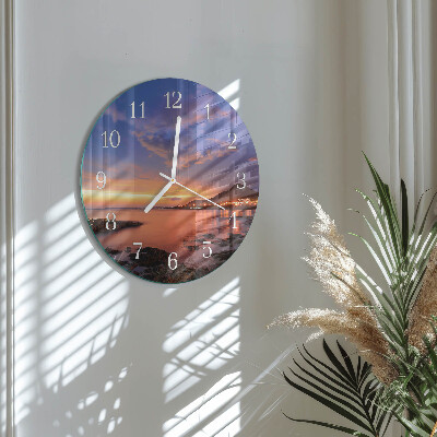 Horloge ronde Île de la Mer