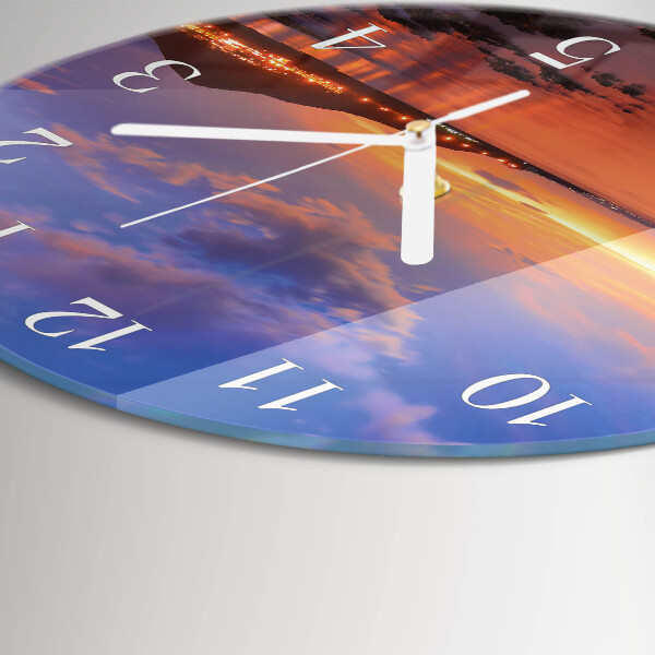 Horloge ronde Île de la Mer