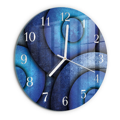 Horloge ronde L'art des cercles