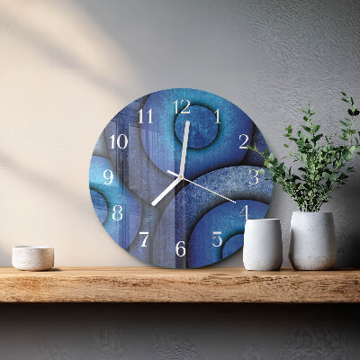 Horloge ronde L'art des cercles