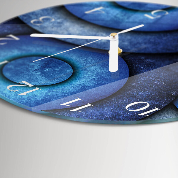 Horloge ronde L'art des cercles