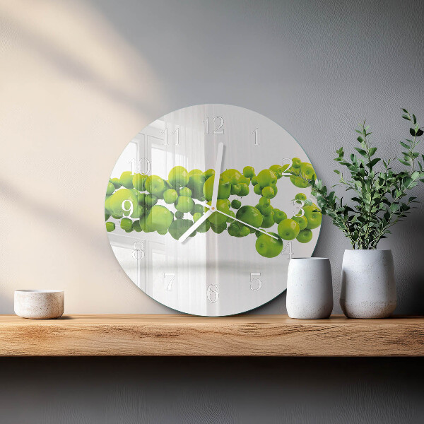 Horloge ronde Pommes