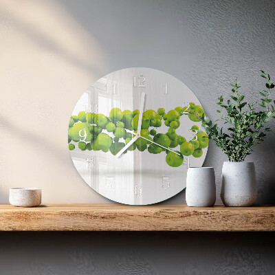 Horloge ronde Pommes
