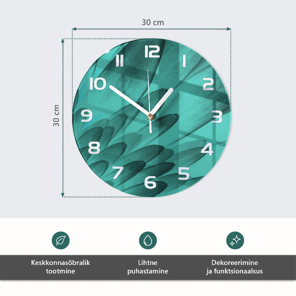 Horloge ronde Oranges