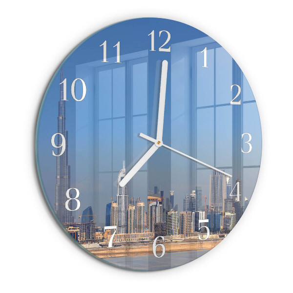 Horloge ronde Horizon de Dubaï