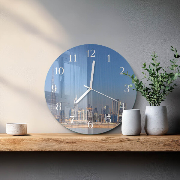 Horloge ronde Horizon de Dubaï
