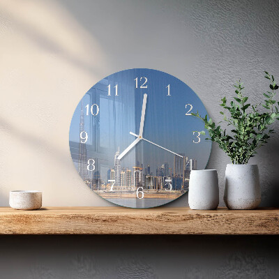 Horloge ronde Horizon de Dubaï