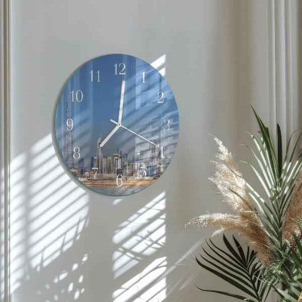 Horloge ronde Horizon de Dubaï