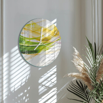 Horloge ronde Abstraction
