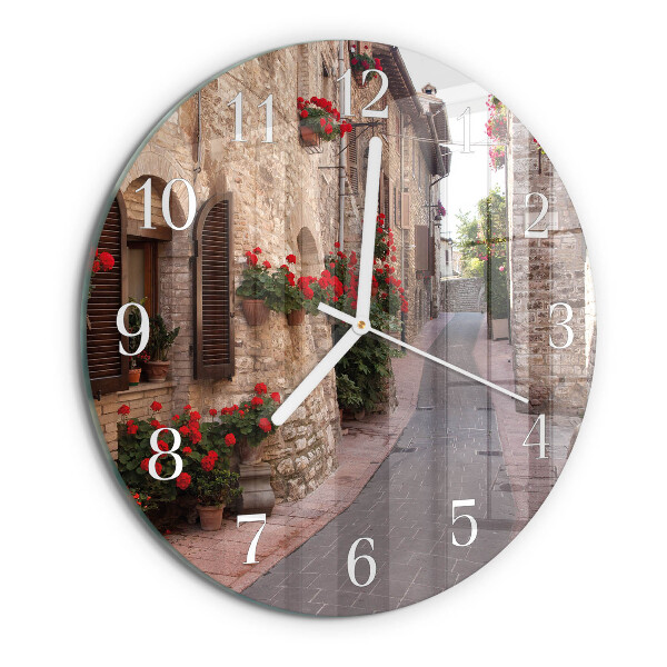 Horloge ronde Rue