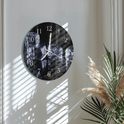 Horloge ronde Glaçons