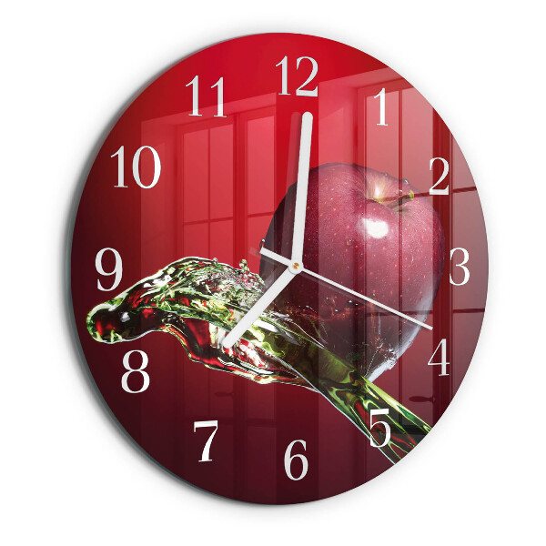 Horloge ronde Pomme
