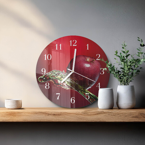 Horloge ronde Pomme