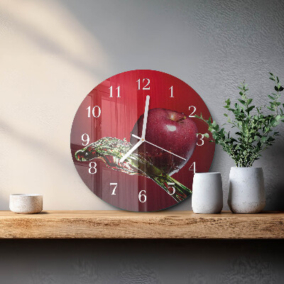 Horloge ronde Pomme