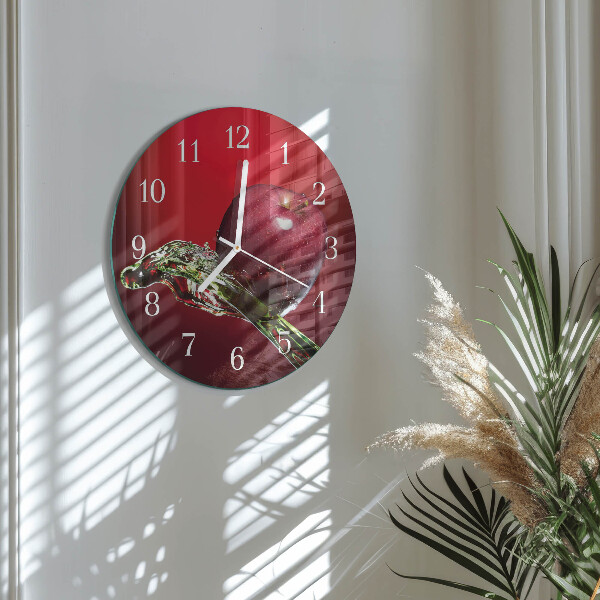 Horloge ronde Pomme