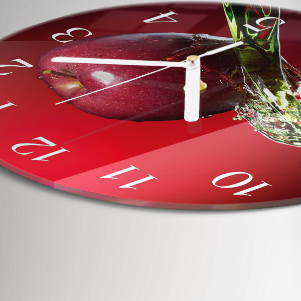 Horloge ronde Pomme