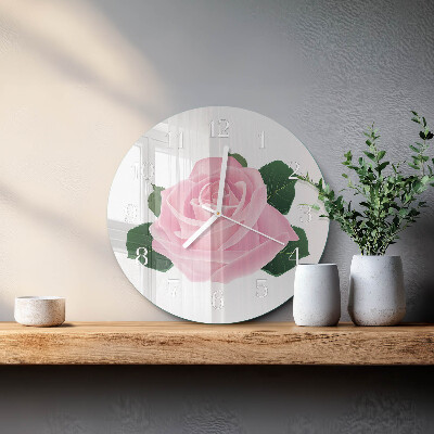 Horloge ronde Rose