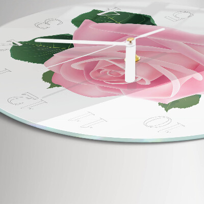 Horloge ronde Rose