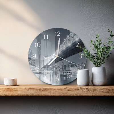 Horloge ronde Pont