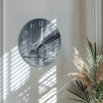 Horloge ronde Pont