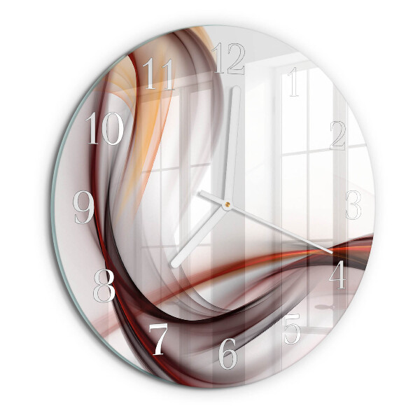 Horloge ronde Abstraction