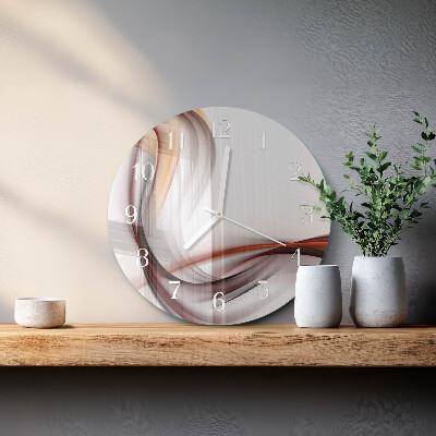 Horloge ronde Abstraction