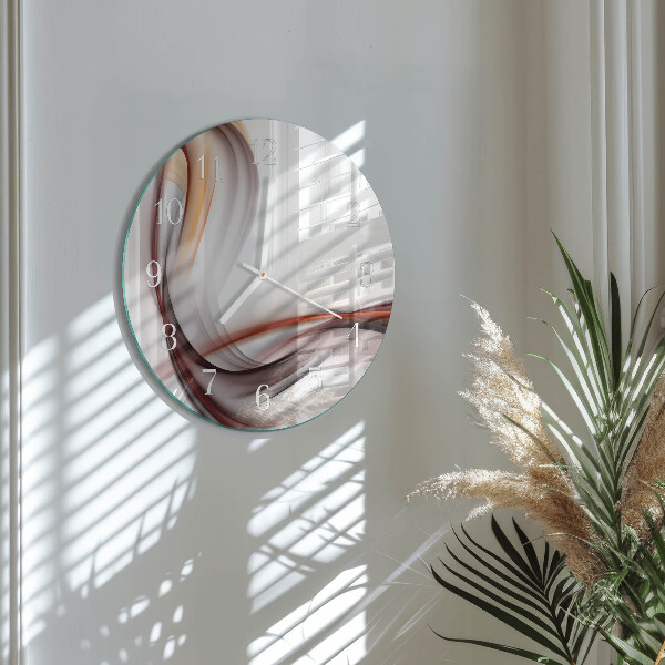 Horloge ronde Abstraction
