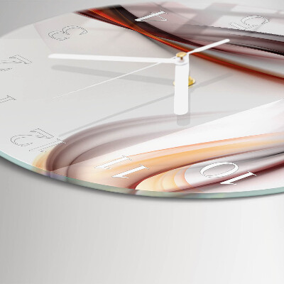Horloge ronde Abstraction