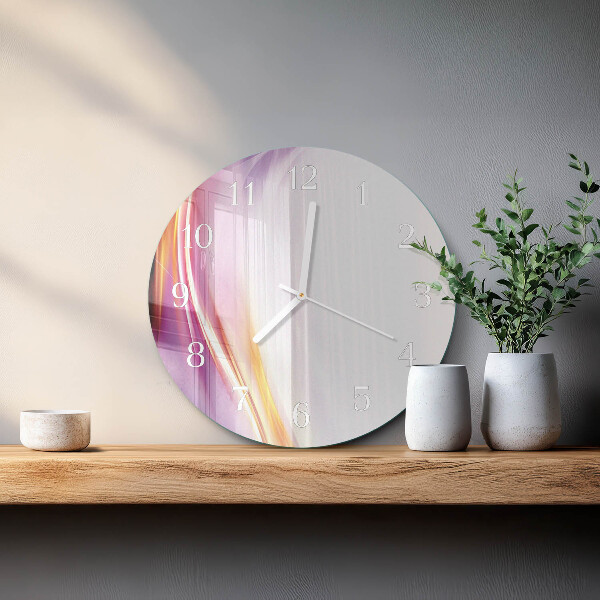 Horloge ronde Abstraction